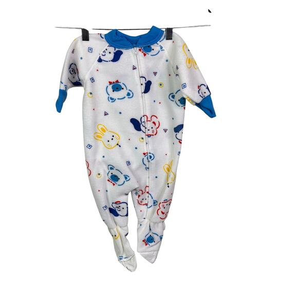 Baby Boy Clothes Vintage Carter's bear and bunny  12 Month Outfit - Picture 1 of 7